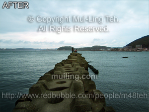 Edited version of "Morito Beach" by Mui-Ling Teh