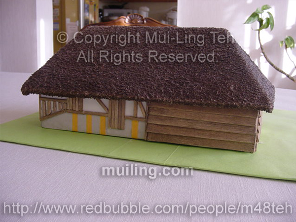 Medieval Norman Farmhouse built by Mui-Ling Teh at age 13