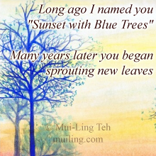 "The sun was setting under the Rain" by Mui-Ling Teh
